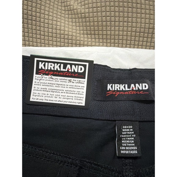Kirkland Signature Men's 5pocket Tech Pants Black. 38x30. New With Tag - Picture 4 of 8